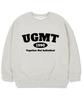 UNION GARMENTS Ugmt Heritage Logo Fleece-Lined Oversized Sweatshirt Oatmeal
