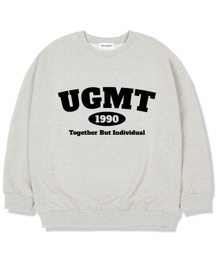 UNION GARMENTS Ugmt Heritage Logo Fleece-Lined Oversized Sweatshirt Oatmeal