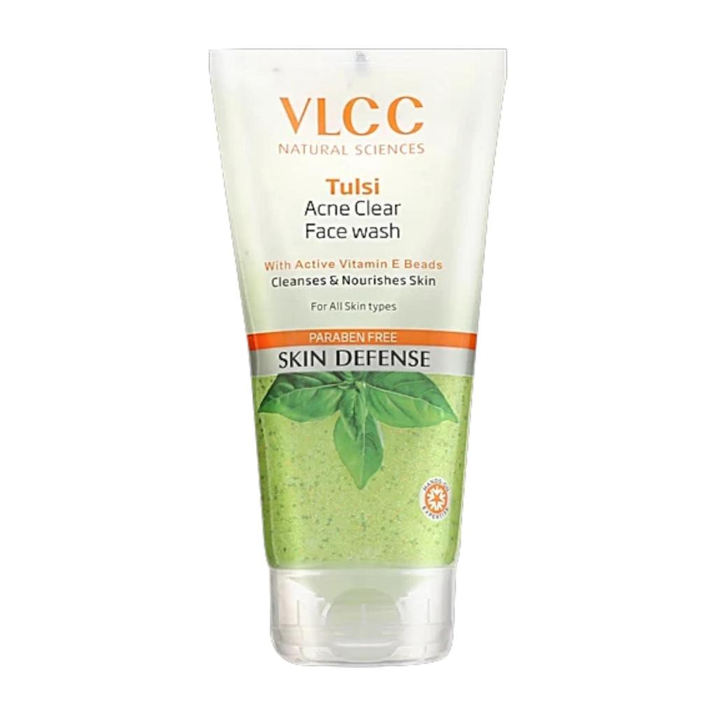 VLCC Tulsi And Orange Oil Face Wash Combo Pack 150 Ml Each For Daily Cleansing And Fresh Skin Texture Enhancement