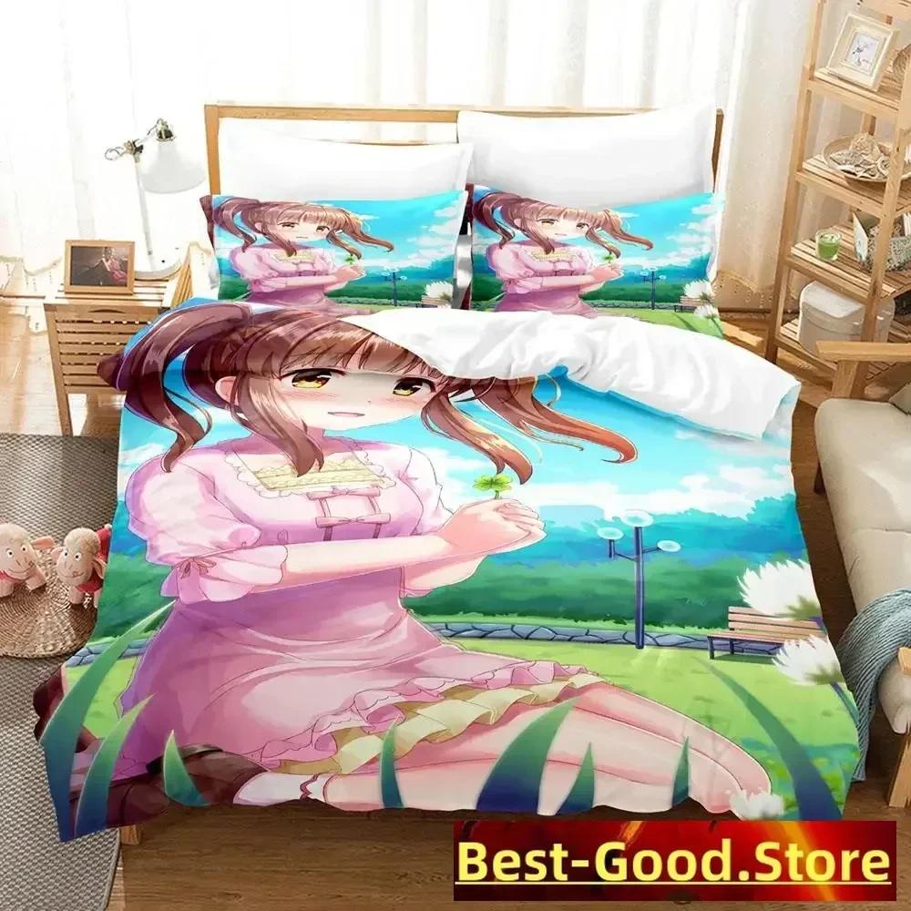 Chieri Ogata Bedding Set Duvet Cover Sheet Printed Bed Set Pillowcase Bed Full Queen King Size Comforter Bedroom