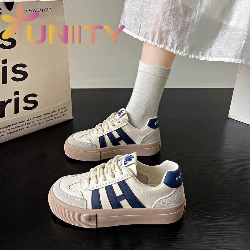 

Niche original design platform white shoes women s 2025 spring and autumn new German training shoes retro board shoes sports and leisure shoes 35