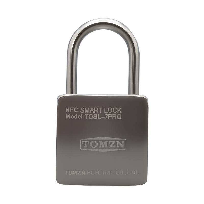 TOMZN NFC Passive Intelligent Padlock Keyless No Keyway Waterproof Theft-proof Thickened Body Lock/Unlock Record Nfc Lock APP