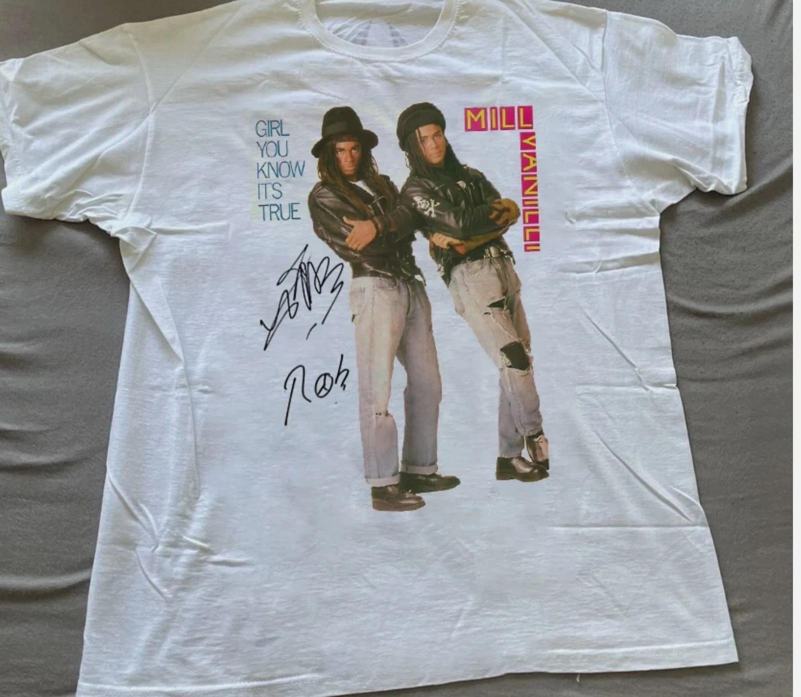 MILLI VANILLI Band Girl You Know It s True Tee Unisex T-Shirt 2XL