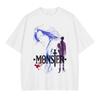 2026 Monster Johan Liebert Graphic Print Tshirt Tenma Naoki Urasawa Exclusive TShirt Casual Cotton Street Harajuku Tee