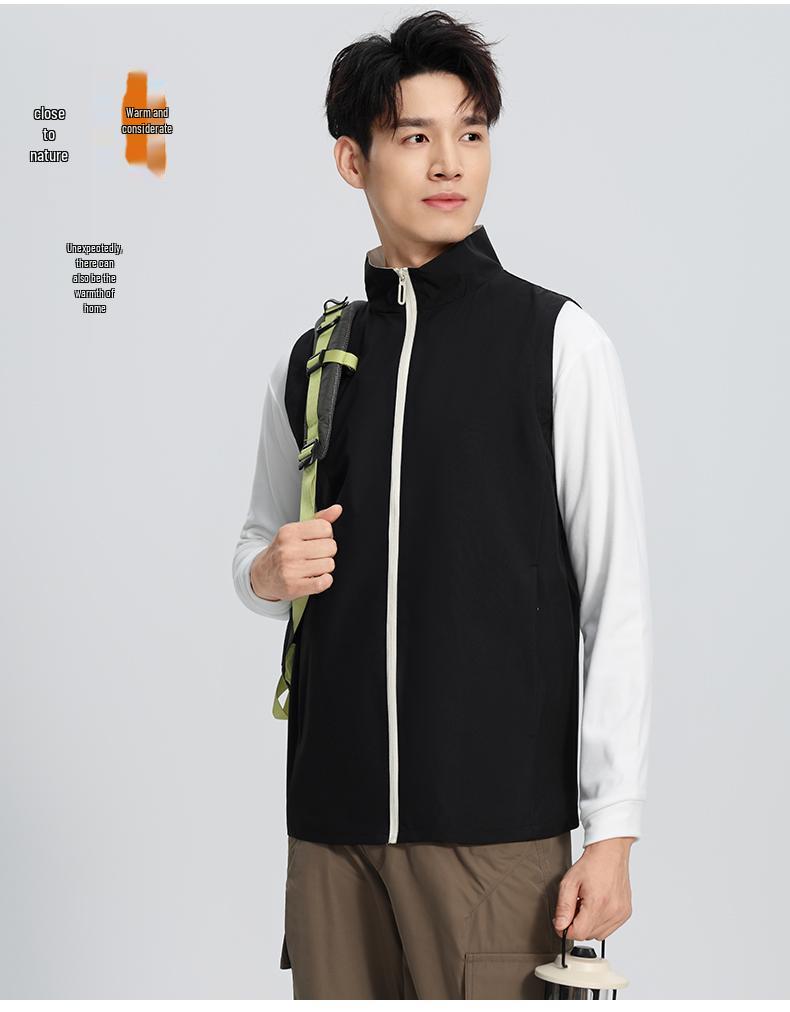 Outdoor High-End Custom Logo Vest - Three-Proof Casual Workwear Mountaineering Jacket