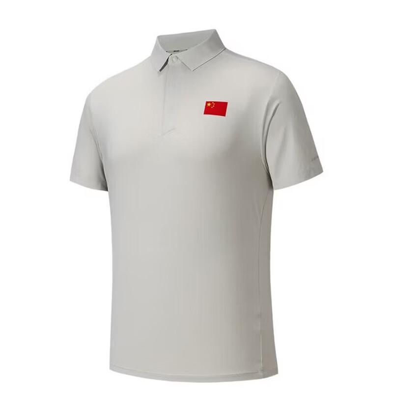 ANTA Champion All-Weather National Flag Ice Skin Sun Protection Polo T-Shirt M