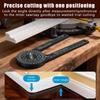 Aluminum Miter Saw Protractor 7-Inch Rust Proof Angle Finder Featuring Precision Laser Engraved Scales