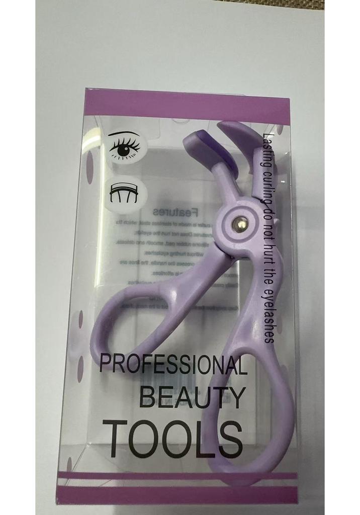 Wide-Angle Eyelash Curler & Tweezers - for Curling False Eyelashes and Natural Brows