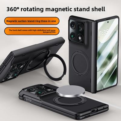 Pro Motorola Razr Fold Pouzdro Luxusní Pevný Magsafe Kroužek Stojan Magnetický Ochranný Zadní Kryt Pouzdro Pro Moto Razr Fold Telefon Skořápka