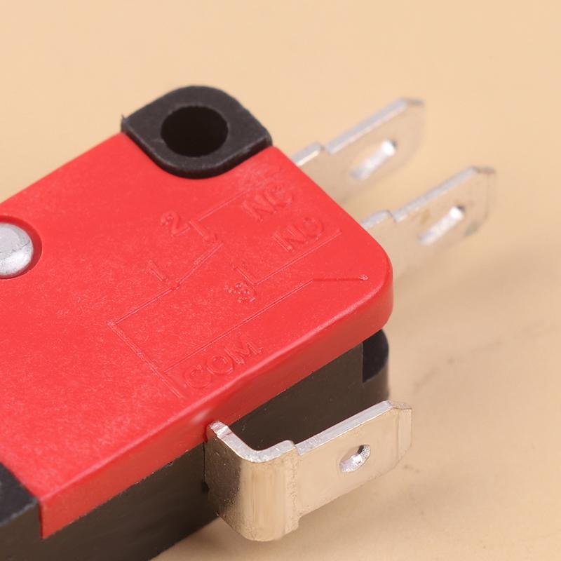 10Pcs Micro Switch V-15-1C25 Silver Point V-15-1C25 Microwave Oven Contact Switch Copper Point Tact Switch Limit Microswitch