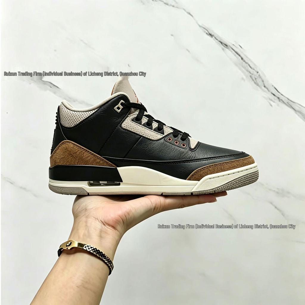 AJ3 Retro Mid-Top Unisex Basketball Shoes: Original Outdoor Casual Sports Footwear