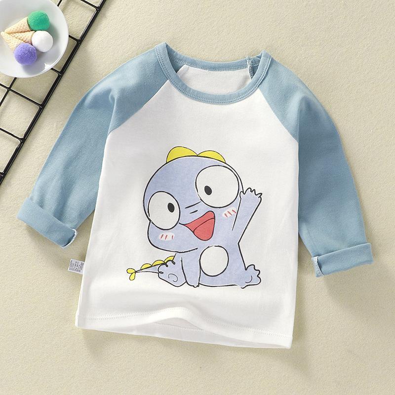 Vêtements pour enfants Garçons Filles T-shirt Vêtements pour enfants Dessus de dessin animé Manches longues Vêtements pour bébé Automne Hiver Coton Imprimé Sweat-shirt