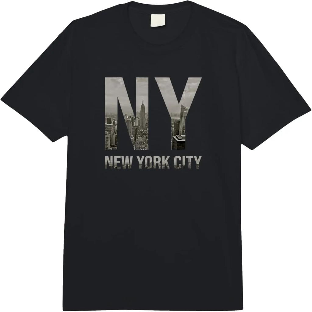 NYC Tshirt Skylines New York City That Never Sleeps Gift Tee Comfort Colors Adult Heavyweight T-shirt