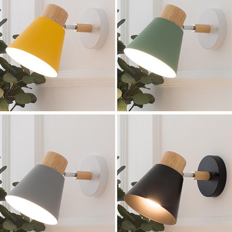 Modern Nordic Iron Wall Lamp With Led Warm Light For Bedroom And Living Room Decor