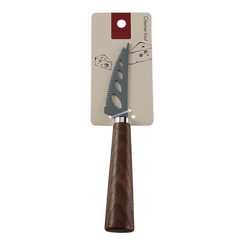 Walnut Handle Stainless Steel Cheese Knife - Western Cutlery and Butter Scraper
