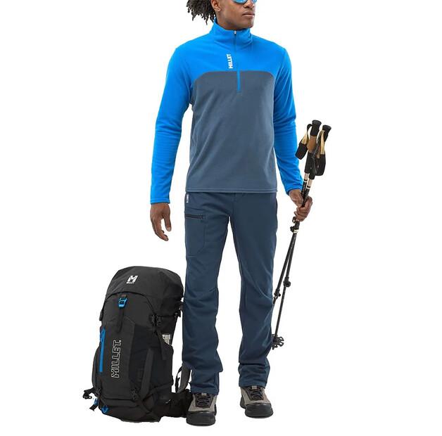 Millet Fleece Jacket with Half-zip Ubic Lightgrid