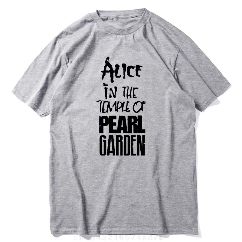 Alice in Chains TShirt T Shirt Alice in The Temple of Pearl Garden Men Fashion Tshirt Summer MenS T Shirts Printed Tee Shirt