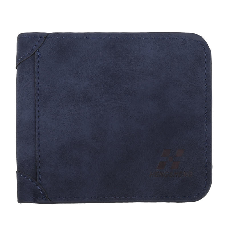 Herren Geldbörsen PU Leder Ausweis Kreditkartenhalter Clutch Münzfach Geldbörsenfächer Vintage Herren Geldbörse Hohe Qualität Fotohalter Faltbar Kurz Herren Geldbörse