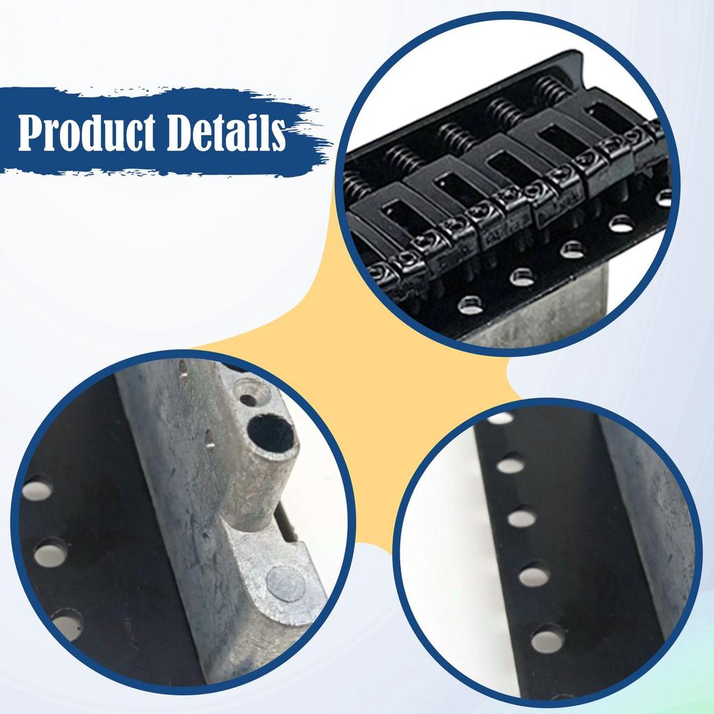 Guitar Tremolo Bridge Accessories Professional Heavy Duty Electric Guitar Parts for Practice Stage Show Maintenance Repairing