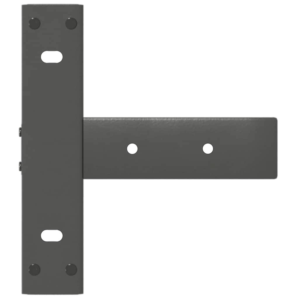 Vidaxl Console Table Legs, 2 Pcs., Anthracite, 25X28X(72-73) Cm