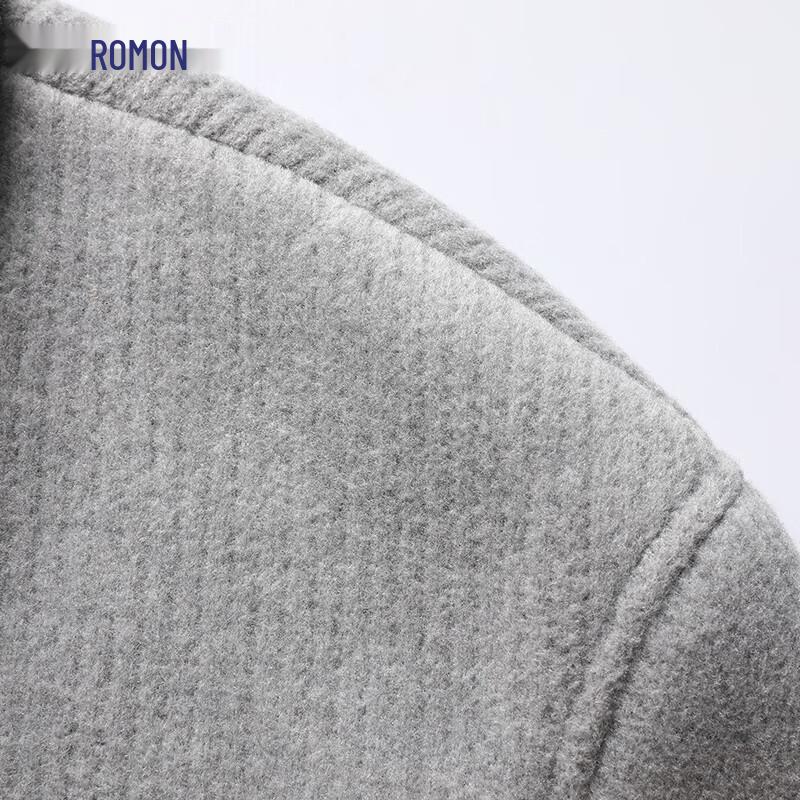 Romon Men's Business Casual Thick Lapel Jacket