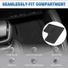 Black Smartphone Wireless Charger Rubber Mat Pad Protector for Toyota Land Cruiser Prado 250 J250 LC250 2024-2025