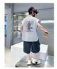 Children's clothing boys' summer sleeveless set 2026 new summer mid size children's sports vest summer style cool and fashionable