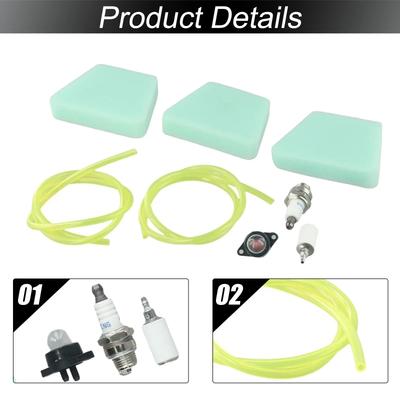 Fuel Filter Line Hose Primer Bulb Kit For UEL LINE PRIMER Bulb Air Filter Kit For POULAN For McCULLOCH Chainsaw