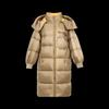 Women's Winter Mid-Length Hooded Goose Down Jacket