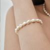RAWFINED Wave Deux Freshwater Pearl Bracelet