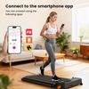 Treadmill iScooter Speed 1-12km/h Lndoor Treadmill With Bluetooth APP LED Display Max Load 120Kg Black FT52
