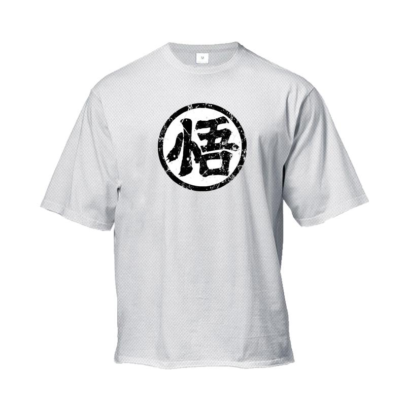 Muscleguys Japanese Anime Logo Wu Font Funny Printing Mens Loose Running T-shirt Summer Quick Dry Mesh Half Sleeve Gym Fitness Clothing