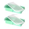  Pair Of Big refrigerated Water Molds With Tight closures Excellent For Beverage Refrigeration