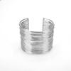 Heavy Metal High-Quality Open Iron Wire Bracelet - European & American Style 7029