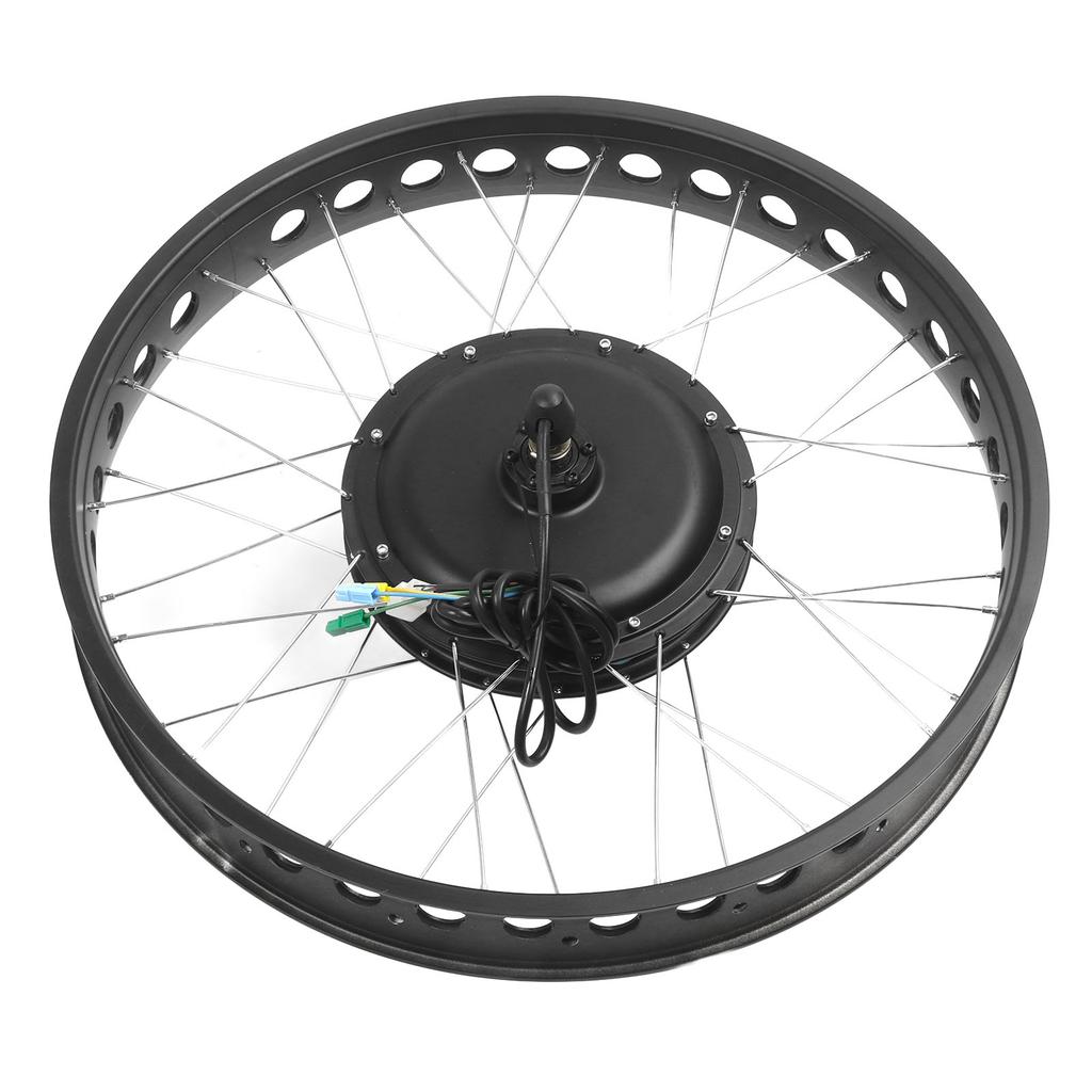 Electric Bike Conversion Kit with Color Screen Waterproof 48V 1000W 26inch Front Wheel Electric