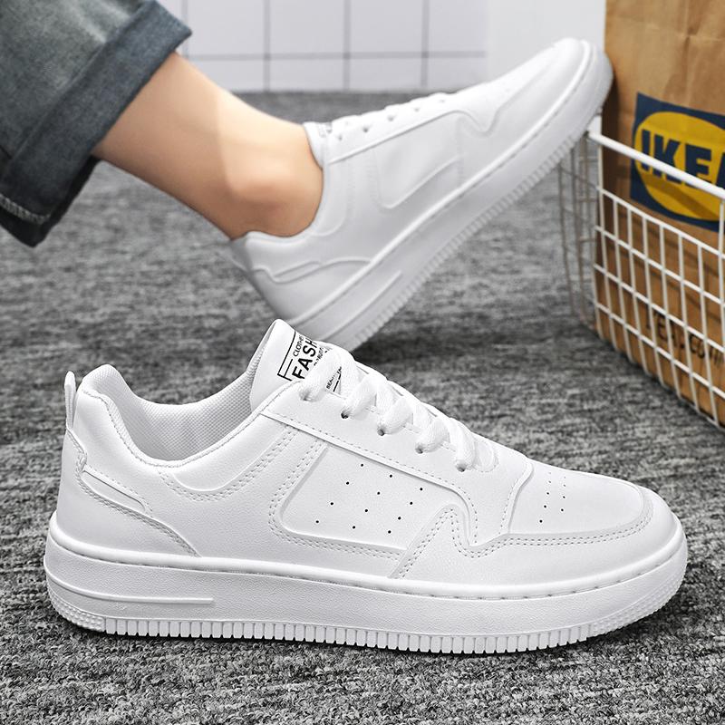 Herren neuer Stil lässige Laufschuhe, Leder Mode Low-Top Herren lässige Laufschuhe