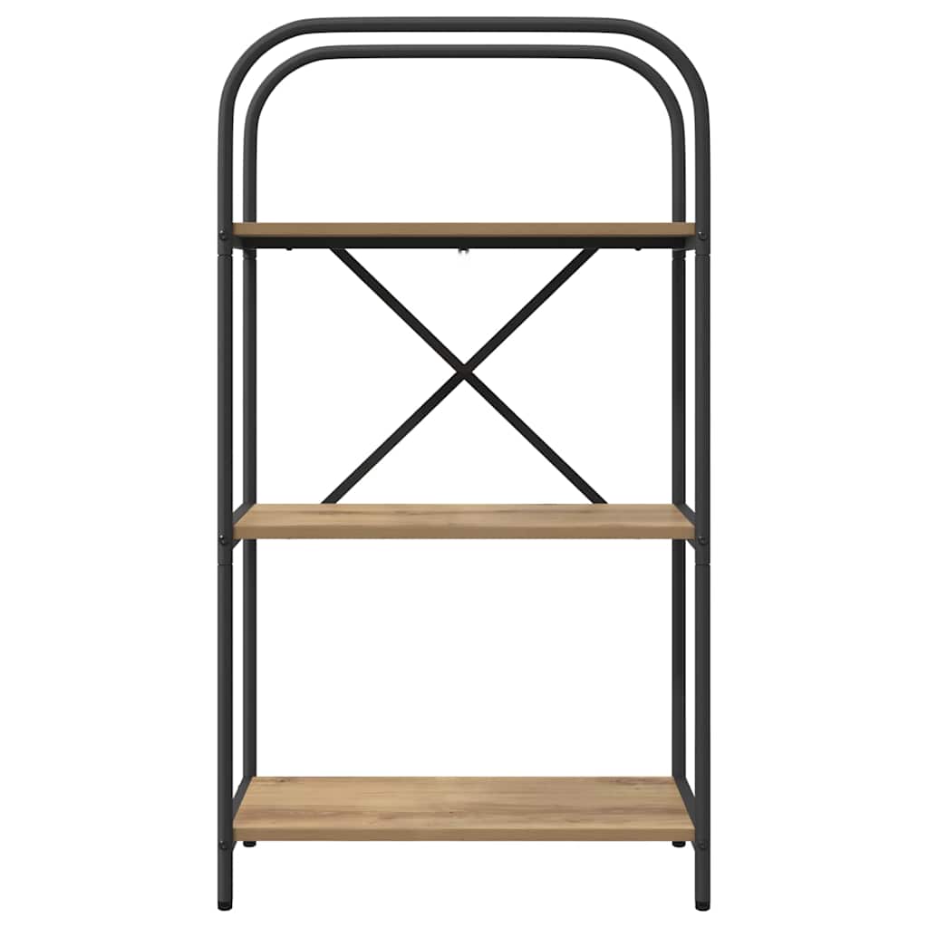 Artisan Oak Bookshelf 60 x 30 x 109 cm Engineered Wood