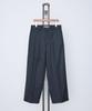 Wodeulobeuseutaendadeu Wide Tuck Slacks Charcoal