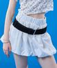 Collet Balloon Cooling Crinkly Layered Mini Skirt [White] Kcl.