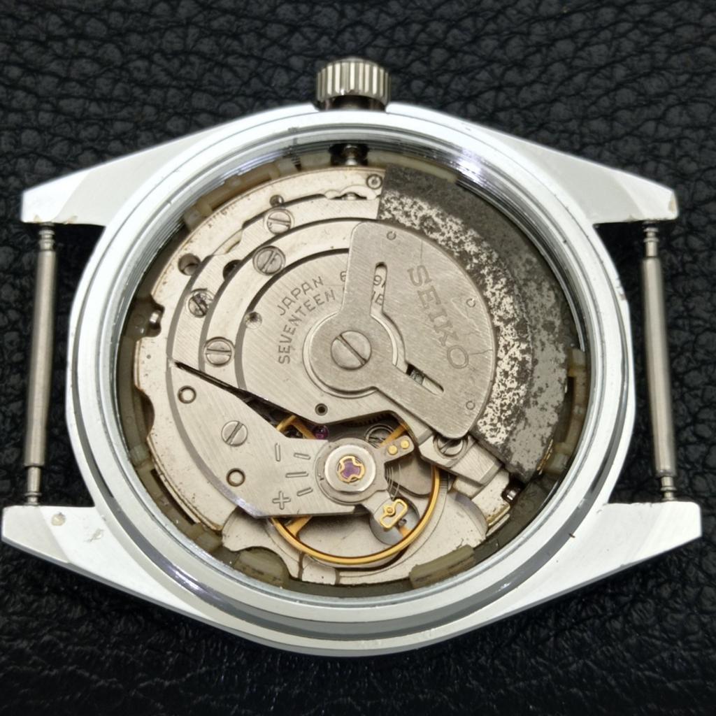 REFURBISHED SEIKO 5 AUTOMATIC MENS WATCH JAPAN MADE GREY DIAL CUSTOM a440092-2 QV90-a440092