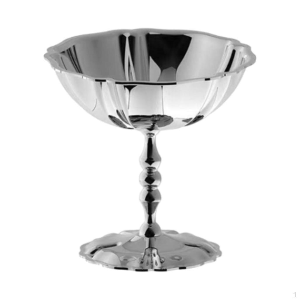 Ice Cream Cup Dessert Dish Bowl Multipurpose Dia 4.4 Inch Exquisite Fruit Tray