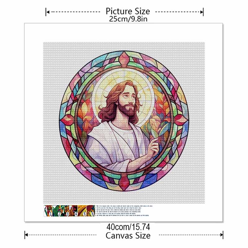 New Arrival 5D DIY Full Circle Diamond Painting "Religious Figures" Embroidery Cross Stitch Home Decor Gift