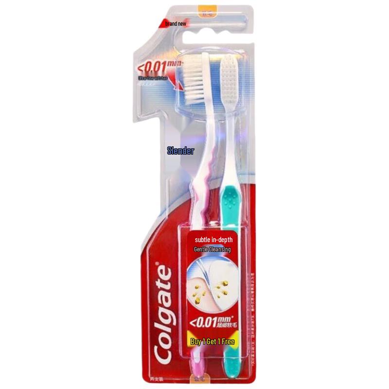 Colgate Slim Soft Toothbrush Set (4 Brushes Total)
