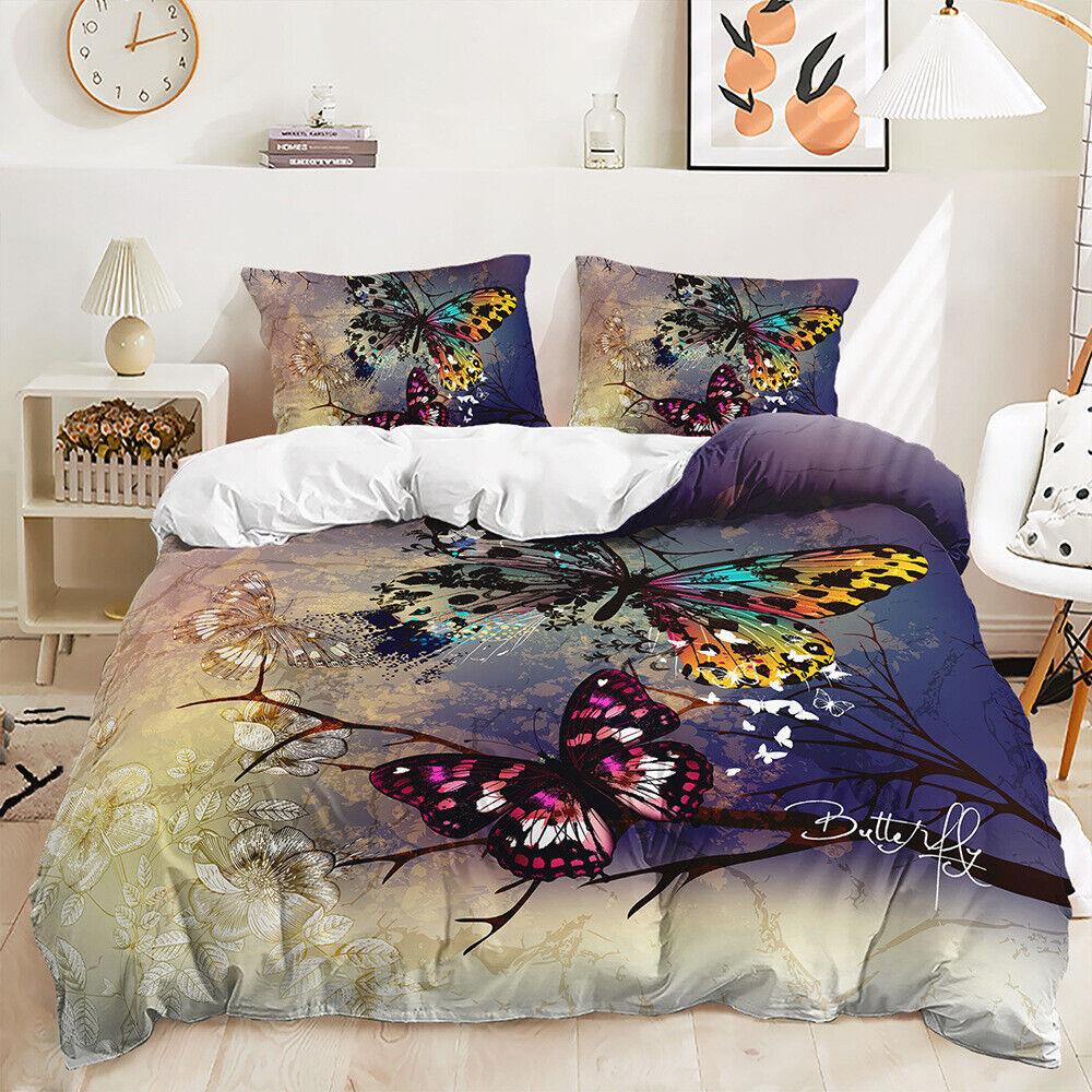 

Серія Butterfly Doona/Ковдра/Підковдра Односпальний/Двоспальний/Королівський комплект постільної білизни King 220x240cm
