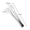 Durable Stainless Steel Kitchen Tongs - Essential Tool for Grilling and Baking