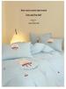 2026 Luxury Pure Cotton Embroidery Bedding Set - Four-Piece Brushed Cotton Duvet Cover & Sheets.