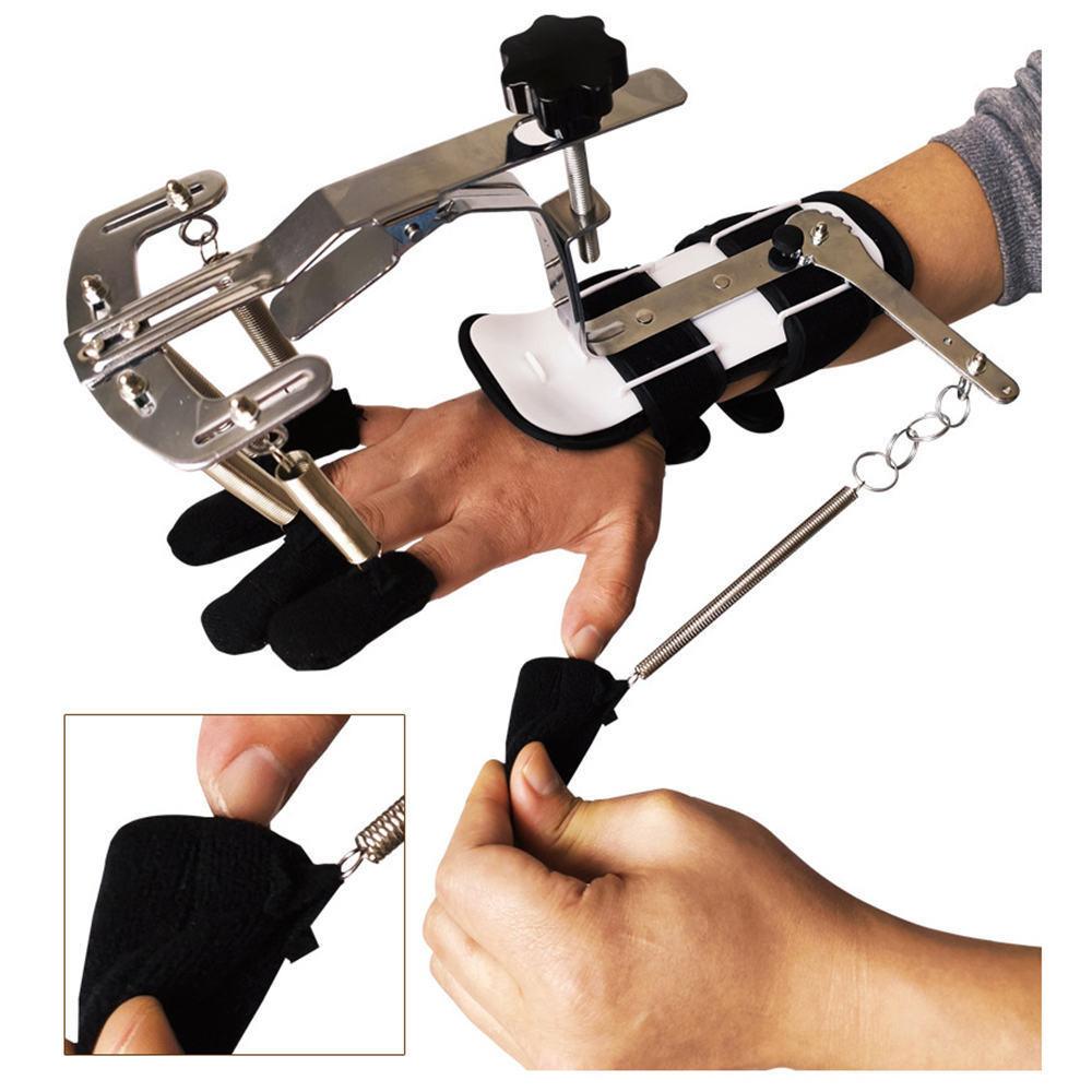 Hand Physiotherapy Rehabilitation Training Equipment Medical Wrist Finger Splint Orthosis Tendon Strength Recovery Exerciser
