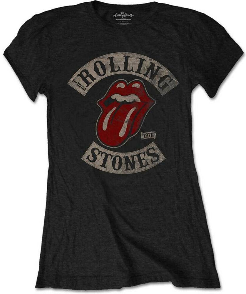 

The Rolling Stones Tongue Patch 1978 Unisex T-Shirt Figure Stressed- And