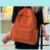 Simple Candy Colored Student Lightweight Backpack For Daily Use