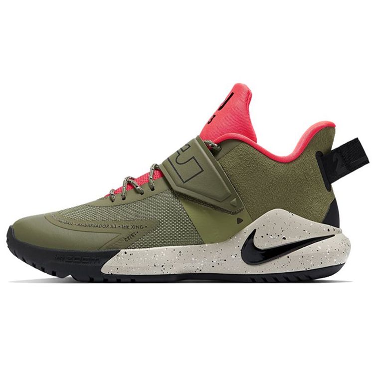

Мужские кроссовки Nike Ambassador 12 Thermal Green черные средне-оливковые BQ5436-300